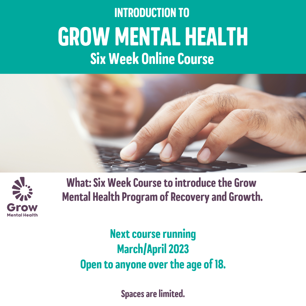 Online support for mental health