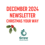 December 2024 Newsletter - Christmas Your Way